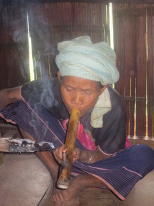...This grandmother smokes opium! It is the first time I have actually seen it happen. Usually the people scurry around desperately to hide all evidence of opium as soon as I arrive. This little lady looked quite proud of her bad habit. Oh that she may find the Lord for herself and her grandchildren.