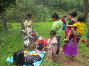 This is the first time I got to do clinic on a motorbike!