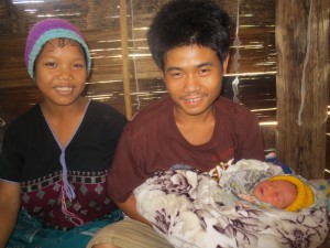 PawJah, her husband, SheSaw and baby girl, LaPaw.