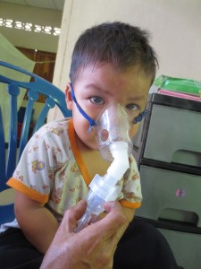 Many babies and children have asthma, bronchitis and pneumonia. I used up almost all my salbutamal in breathing treatments this week.