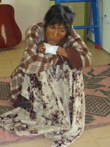 He is so very sick.