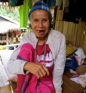 Happy lady in MeDeLeeGwee village