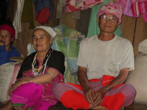 Here is ChaDree and his wife. He looked great and was so happy we all had come for this service. He took it real seriously.