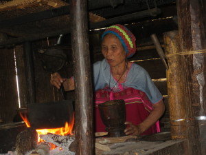 NoWah began cooking our rice as soon as we came in.