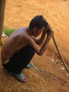Man with infected foot, high fever and pus filled lymph nodes!
